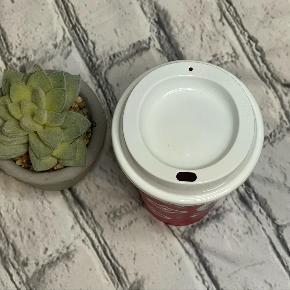 Starbucks limited-edition reusable red holiday cup